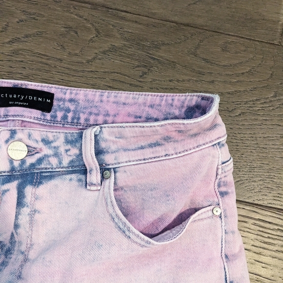 Sanctuary Purple Denim Shorts - Picture 5 of 6